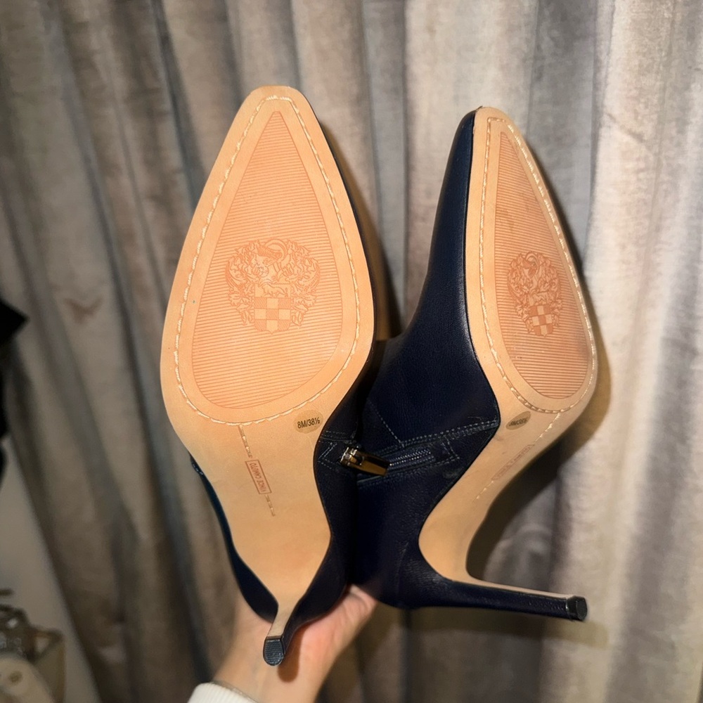 Vince Camuto Black Heeled Boots - Picture 3 of 6